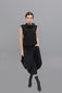 Black Cowl Parachute Top