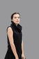 Black Cowl Parachute Top