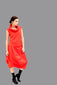 Tangerine Parachute Skirt