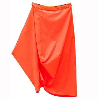Tangerine Parachute Skirt